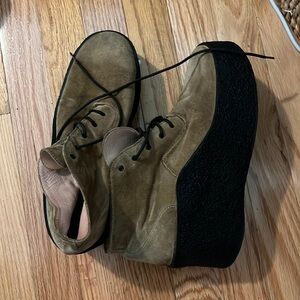 Robert clergie suede platform shoes size size 8